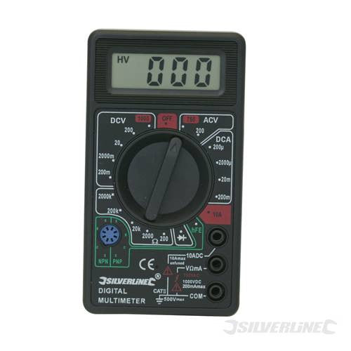 Digital Multimeter c/w test leads
