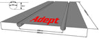 Underfloor Heating Aluminium Spreader plate 1000mm x 390mm