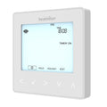 White Programmable Digital Thermostat with Hot Water- 230V