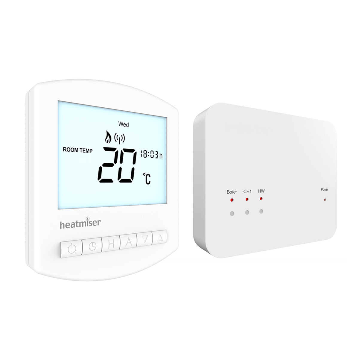 Wireless Programmable Thermostat - Heatmiser PRT-W Kit