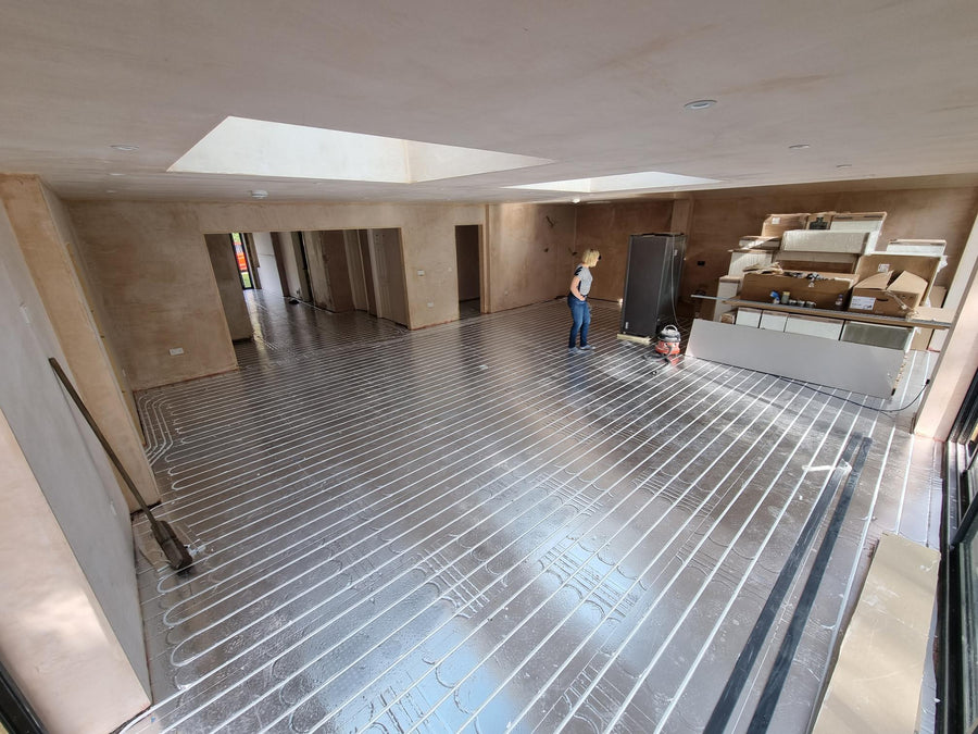 Underfloor heating installation by Daniel Lynch