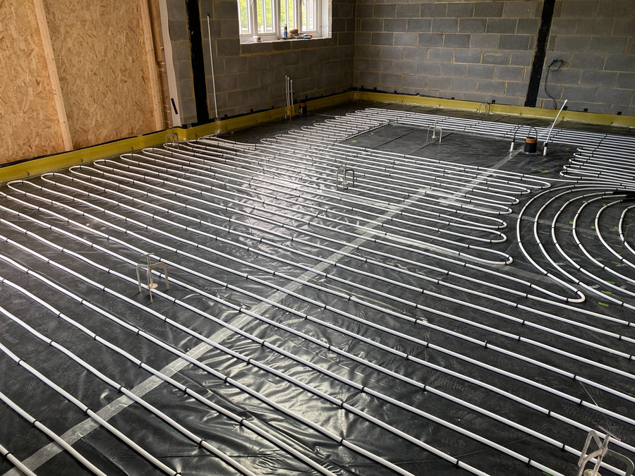 Underfloor heating installation by Steve Jacobs